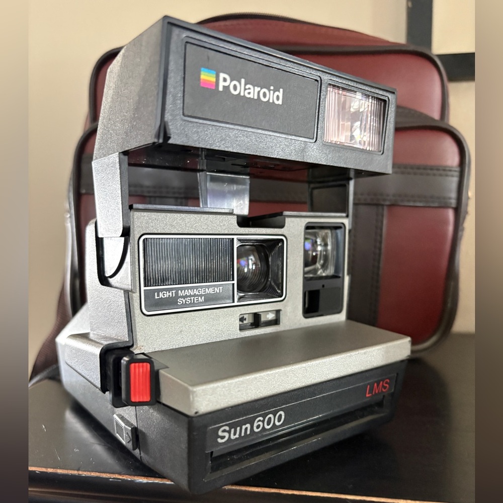Polaroid camera. Vintage. With Coastar carry case/bag.